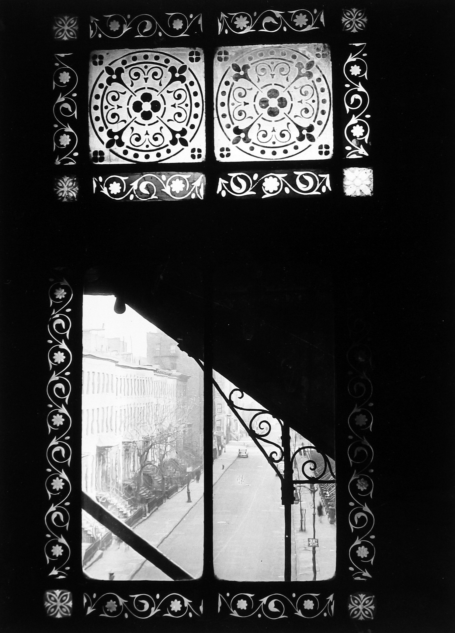 Third Ave. El Window of 18th Station, 1936