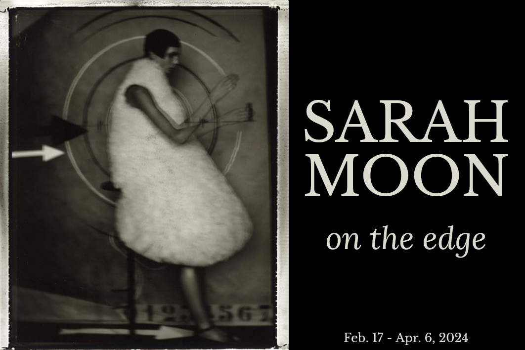 Sarah Moon "on the edge" Exhibition Banner