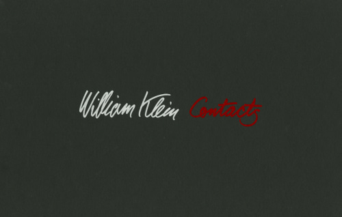 William Klein - Contacts - special edition - contrasto